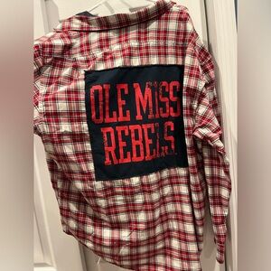 Ole Miss XXL custom flannel